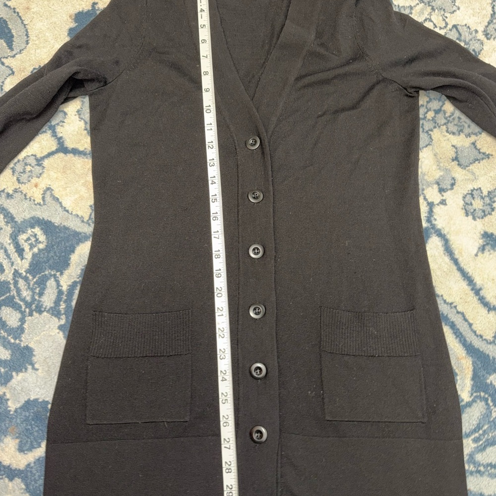 PENDLETON Black Button Front Cardigan Sweater Sup… - image 7